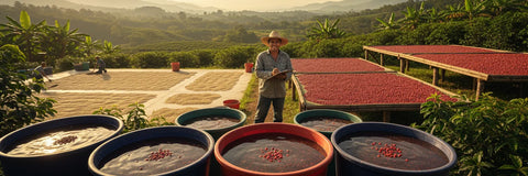 Metody obróbki ziaren kawy