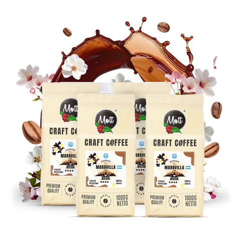 Zestaw kaw ziarnistych 4x Maravilla - Mott Coffee
