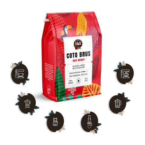 Kawa ziarnista Coto Brus Red 250g - Mott Coffee