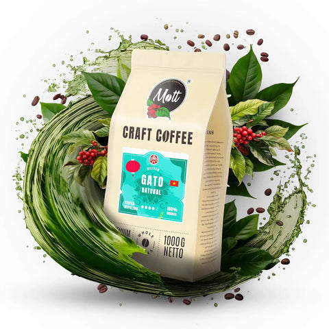 Kawa ziarnista Gato 1 kg -  Mott Coffee