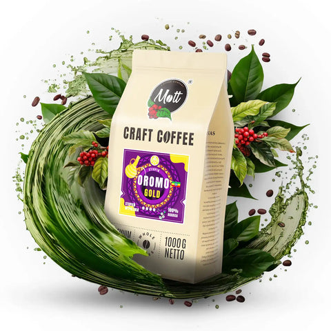 Kawa ziarnista Oromo Gold 1 kg - Mott Coffee
