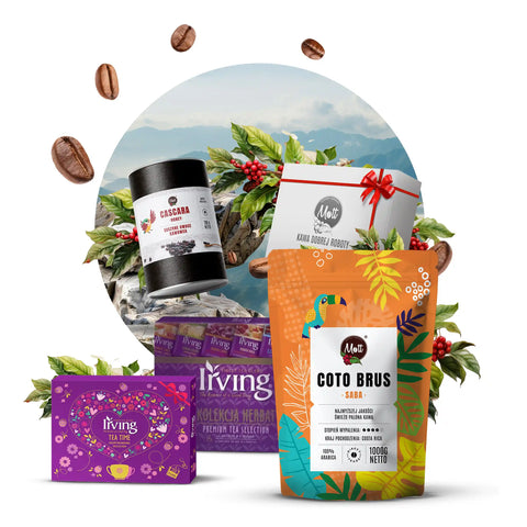 Zestaw prezentowy z kawą Mott Coffee i herbatą - duży