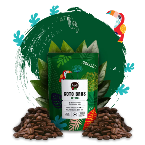 Coto Brus Natural - Kawa ziarnista 100g - MottCoffee.com