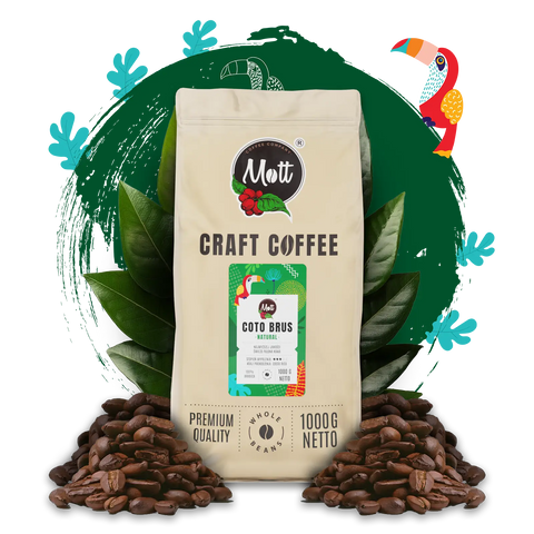 Coto Brus Natural - Kawa ziarnista 1000g - MottCoffee.com