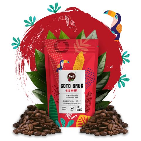 Kawa ziarnista Coto Brus Red 100g - Mott Coffee
