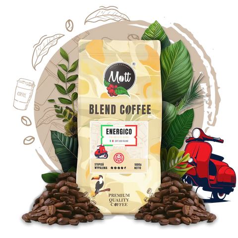 Kawa ziarnista Energico 1 kg -  Mott Coffee
