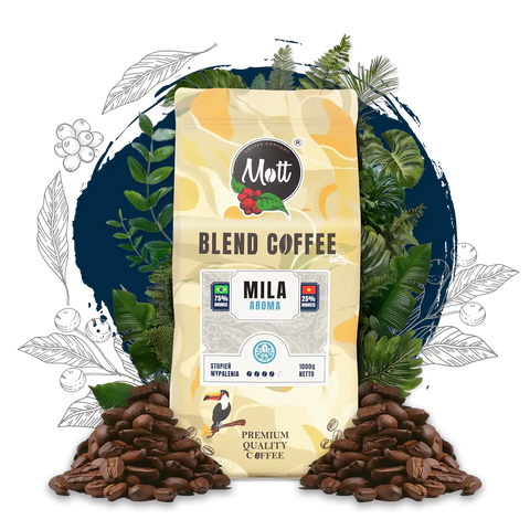 Kawa ziarnista Mila Aroma 1 kg -  Mott Coffee