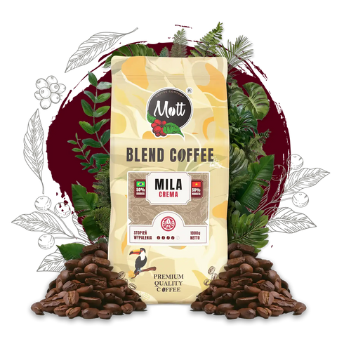 Kawa ziarnista Mila Crema 1 kg -  Mott Coffee