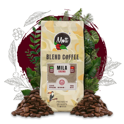 Mila Crema - Kawa ziarnista 1000g - MottCoffee.com