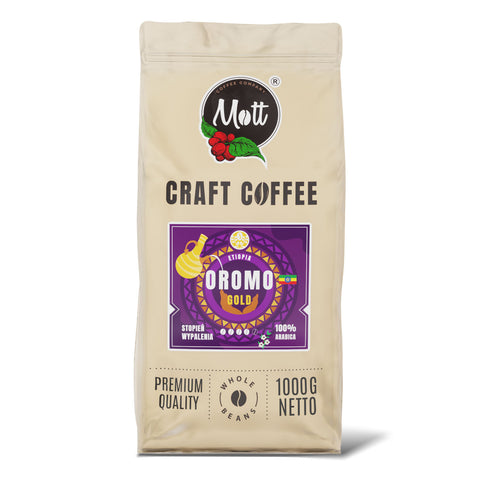 Oromo Gold - Kawa ziarnista 1000g - MottCoffee.com