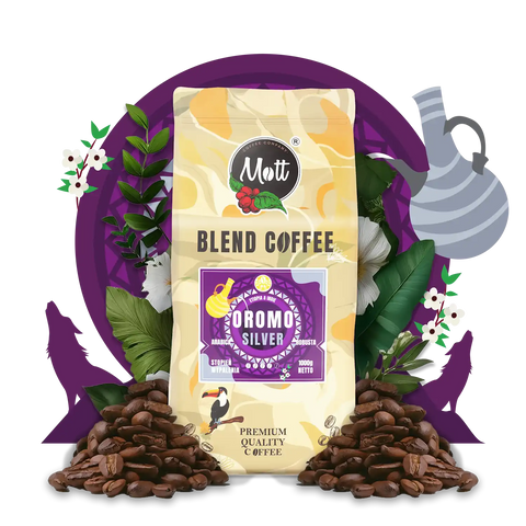 Kawa ziarnista Oromo Silver 1 kg -  Mott Coffee