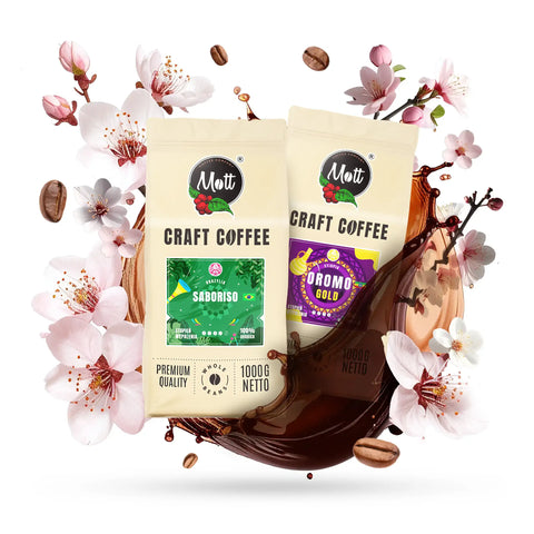 Zestaw kaw ziarnistych Saboriso + Oromo Gold - Mott Coffee