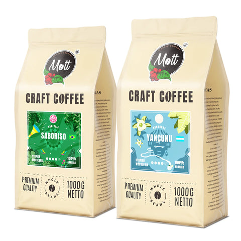 Zestaw kaw ziarnistych Saboriso Yancunu - Mott Coffee