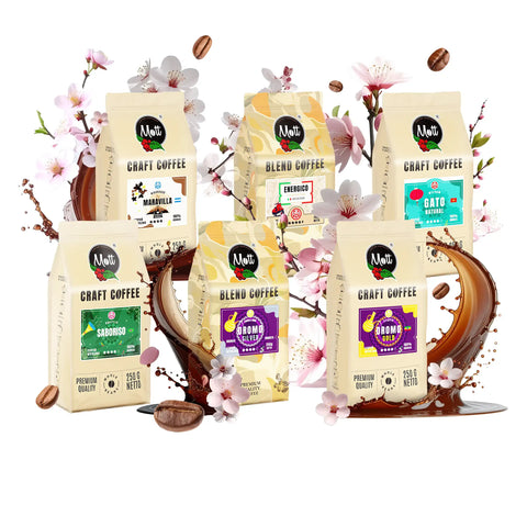 Zestaw degustacyjny 6x250g - Mott Coffee